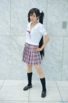cosplay hentai_ouji_to_warawanai_neko kneesocks nasuvi pantyhose pleated_skirt ponytail sailor_uniform school_uniform skirt tsutsukakushi_tsukushi rating:Safe score:1 user:nil!