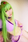 bikini_bottom cc choker code_geass cosplay croptop green_hair hairband miniskirt mosaic_kakera skirt swimsuit tatsuki veil rating:Safe score:1 user:nil!