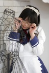 apron chocoball chokomania_3 cosplay dress glasses hairband maid maid_uniform suzumiya_haruhi_no_yuuutsu waitress rating:Safe score:0 user:nil!
