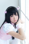akiland apron bed cosplay dress hairband horns itsuki_akira original waitress waitress_uniform rating:Safe score:0 user:nil!