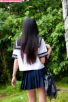 bookbag nagai_rina pleated_skirt sailor_uniform school_uniform skirt rating:Safe score:0 user:nil!