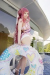 bikini code_geass cosplay euphemia_li_britannia halter_top pink_hair swimsuit tatsuki water_lily rating:Safe score:1 user:nil!