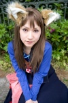 andou_kana animal_ears cosplay dress horo spice_and_wolf wolf_ears rating:Safe score:0 user:nil!