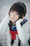 cardigan cosplay hairband ishiori_arie original sailor_uniform school_uniform twin_braids rating:Safe score:0 user:nil!