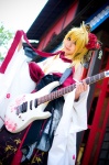 blonde_hair cosplay crossplay guitar hairbow kagamine_len kara kimono satsuki_hana_(vocaloid) vocaloid rating:Safe score:1 user:nil!
