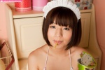 apron bikini_top hairband miyano_hitomi mouth_hold swimsuit waitress waitress_uniform rating:Safe score:0 user:nil!