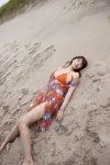beach bikini_top cleavage dress mamoru_asana open_clothes swimsuit vast_bust rating:Safe score:1 user:nil!