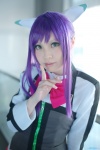 aquarion_evol blouse bowtie cosplay hairbow pleated_skirt purple_hair skirt soubi_zero suzushiro_mikono vest rating:Safe score:0 user:pixymisa