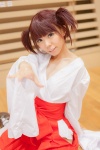 cosplay hakama_skirt hayase_ami kimono miko saki_(manga) twintails usuzumi_hatsumi rating:Safe score:1 user:pixymisa