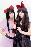 akiyama_mio antenna cosplay dress hairbow k-on! narihara_riku tshirt wings yaya rating:Safe score:0 user:pixymisa