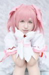 choker cosplay dress gloves hairbows kaname_madoka pink_hair puella_magi_madoka_magica rissu twintails rating:Safe score:0 user:nil!