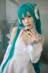 ageha anata_no_utahime_(vocaloid) aqua_hair cosplay detached_sleeves dress hatsune_miku twintails vocaloid wings rating:Safe score:0 user:nil!