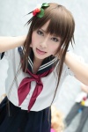 cosplay ichigo_100 kagami_sou kitaoji_satsuki pleated_skirt sailor_uniform school_uniform skirt rating:Safe score:0 user:nil!