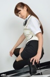 4k-star_097 black_legwear blouse miniskirt pantyhose sawai_rena sheer_legwear skirt thighhighs vest zettai_ryouiki rating:Safe score:0 user:nil!