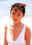 cleavage jollie kawamura_aki ocean one-piece_swimsuit swimsuit wet rating:Safe score:0 user:NewType