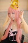 cosplay crown dress megurine_luka necklace pink_hair shirato_miyuki vocaloid rating:Safe score:0 user:pixymisa