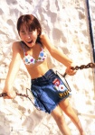 bikini_top cleavage denim hatachi_20 ichikawa_yui miniskirt skirt swimsuit swing rating:Safe score:0 user:nil!