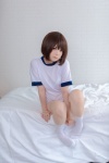 bed buruma cosplay gym_uniform kneesocks miu_(iii) original shorts tshirt rating:Safe score:2 user:nil!