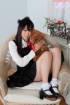 blouse hairbow jumper nishino_koharu socks stuffed_animal teddy_bear rating:Safe score:1 user:nil!