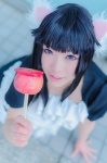 animal_ears apple apron cat_ears cosplay dress guilty_crown maid maid_uniform tsugumi yuta rating:Safe score:0 user:pixymisa