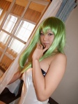 cc code_geass cosplay green_hair kohina pantyhose swim_suit white_legwear rating:Safe score:0 user:nil!