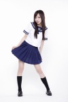 costume kamata_hiroko kneesocks pleated_skirt sailor_uniform school_uniform skirt skirt_lift ys_web_342 rating:Safe score:1 user:nil!