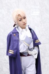 ab blazer blonde_hair blouse blue_eyes cosplay gloves hairbow macross macross_frontier military_uniform overcoat scarf_tie sheryl_nome trousers rating:Safe score:0 user:pixymisa