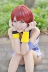 choker cosplay kairi_(kingdom_hearts) kingdom_hearts maitako miniskirt red_hair skirt tank_top rating:Safe score:0 user:nil!