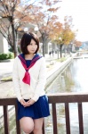 cardigan cosplay kneesocks moyoko pleated_skirt sailor_uniform school_uniform skirt tagme_character tagme_series rating:Safe score:4 user:nil!