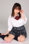 blouse costume glasses kneesocks pleated_skirt school_uniform skirt teranishi_kaori rating:Safe score:1 user:nil!