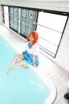 blouse cosplay higurashi_ran love_live!_school_idol_project m_vol.1 nishikino_maki pleated_skirt pool red_hair school_uniform skirt wet rating:Safe score:1 user:nil!