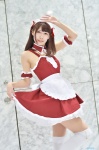 apron cosplay dress dress_lift fuuko hairband maid maid_uniform tagme_character tagme_series thighhighs white_legwear zettai_ryouiki rating:Safe score:1 user:nil!