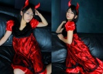 devil_horns dress enjoy_play glasses tokito_ami rating:Safe score:0 user:nil!