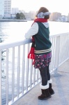blouse boots ear_muffs jacket miniskirt oriyama_miyu pantyhose scarf skirt tshirt rating:Safe score:1 user:nil!