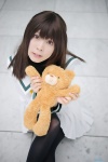 black_legwear cosplay fruits_basket mashiro_ayaki pantyhose sailor_dress souma_kagura stuffed_animal teddy_bear rating:Safe score:0 user:nil!