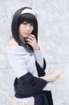 cosplay hairband idolmaster idolmaster_cinderella_girls sagisawa_fumika scarf skirt sweater tamago rating:Safe score:0 user:nil!