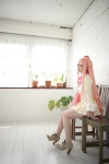 atelier_meruru cosplay crown dress merurulince_rede_arls pantyhose pink_hair shirayuki_himeno rating:Safe score:0 user:DarkSSA