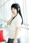 akiyama_mio blouse cosplay k-on! mine pleated_skirt ribbon_tie skirt sweater rating:Safe score:0 user:pixymisa