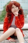 asahina_mikuru buruma cosplay gym_uniform hiyori jacket pantyhose red_hair shorts socks suzumiya_haruhi_no_yuuutsu tshirt rating:Safe score:0 user:nil!