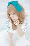 amnesia apron blonde_hair cosplay dress hairbow heroine_(amnesia) maitako rating:Safe score:1 user:nil!