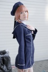 beret cosplay kantai_collection orange_hair popuri sailor_dress z3_max_schultz_(kantai_collection) rating:Safe score:1 user:nil!
