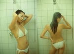 ass bathroom bikini cleavage mifune_mika shower side-tie_bikini swimsuit the_jewelry_of_legacy topless wet rating:Questionable score:1 user:nil!
