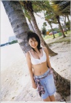 akiyama_nana beach cleavage croptop denim flannel_shirt ocean pupil shorts rating:Safe score:0 user:nil!