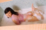ass bathroom bathtub bikini dgc_0622 open_clothes see-through side-tie_bikini sleeveless_blouse soap_suds swimsuit wet yoshikawa_konomi rating:Safe score:1 user:nil!