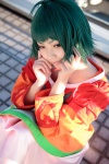 antenna_hair choker cosplay farah_oersted green_hair kaieda_kae robe tales tales_of_eternia rating:Safe score:0 user:pixymisa