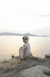 beach dress hirata_kaoru ocean ys_web_355 rating:Safe score:0 user:nil!