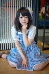 akb48 cosplay dress flower headdress ichinomiya_kanna shimazaki_haruka_(cosplay) slip rating:Safe score:0 user:pixymisa