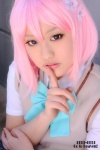 blouse bowtie cosplay kazari momo_belia_deviluke pink_hair sweater to_love-ru_darkness rating:Safe score:0 user:pixymisa
