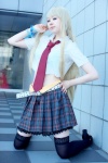 blonde_hair cosplay croptop macross macross_frontier sakurame_ruka sheryl_nome tie rating:Safe score:0 user:Log