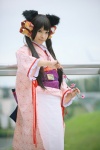animal_ears cosplay fox_ears kimono otome_youkai_zakuro twintails uri zakuro_(oyz) rating:Safe score:0 user:nil!
